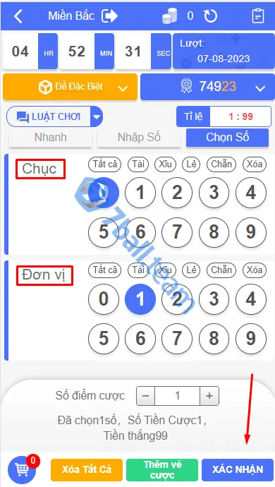 Tỷ Lệ Trả Thưởng Và Cách Đặt Cược Lô Đề Tại Sảnh Xổ Số 7Ball 8 Cách chơi lô đề 7ball