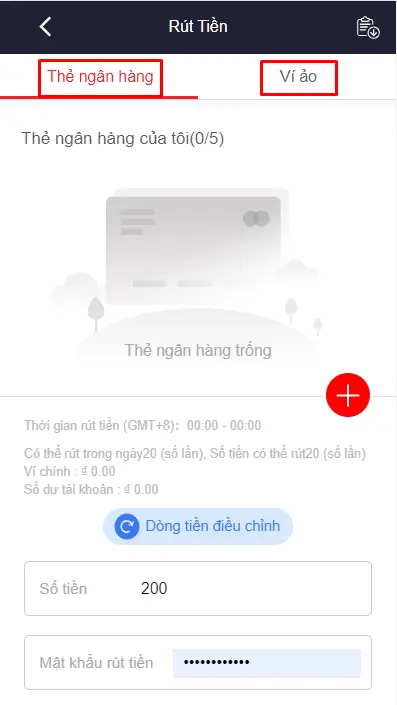 Cách Rút Tiền 7Ball Về Tài Khoản Ngân Hàng Cá Nhân 6 Thêm thẻ ngân hàng rút tiền tại 7ball